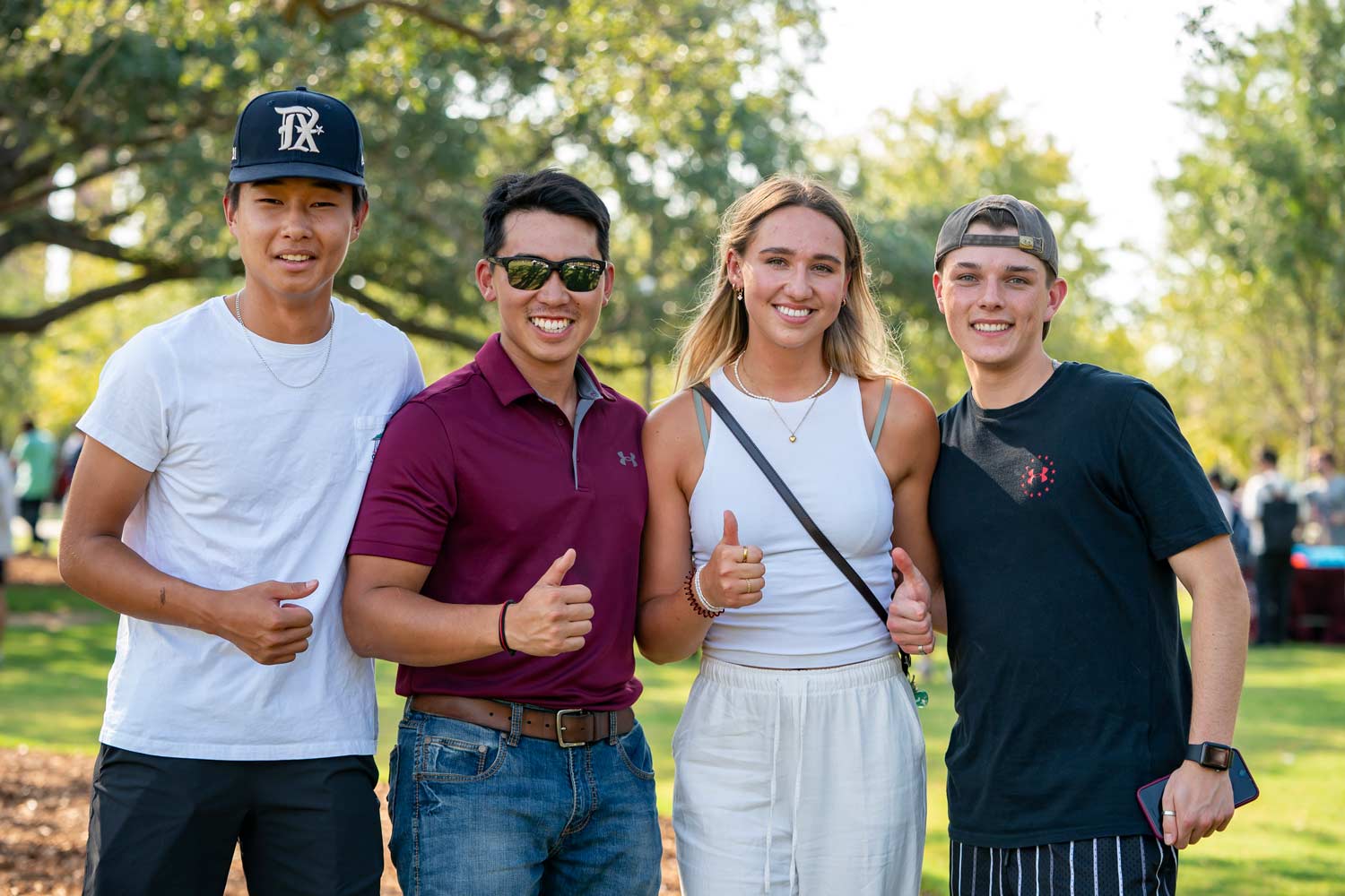 Students @ Aggie Park.