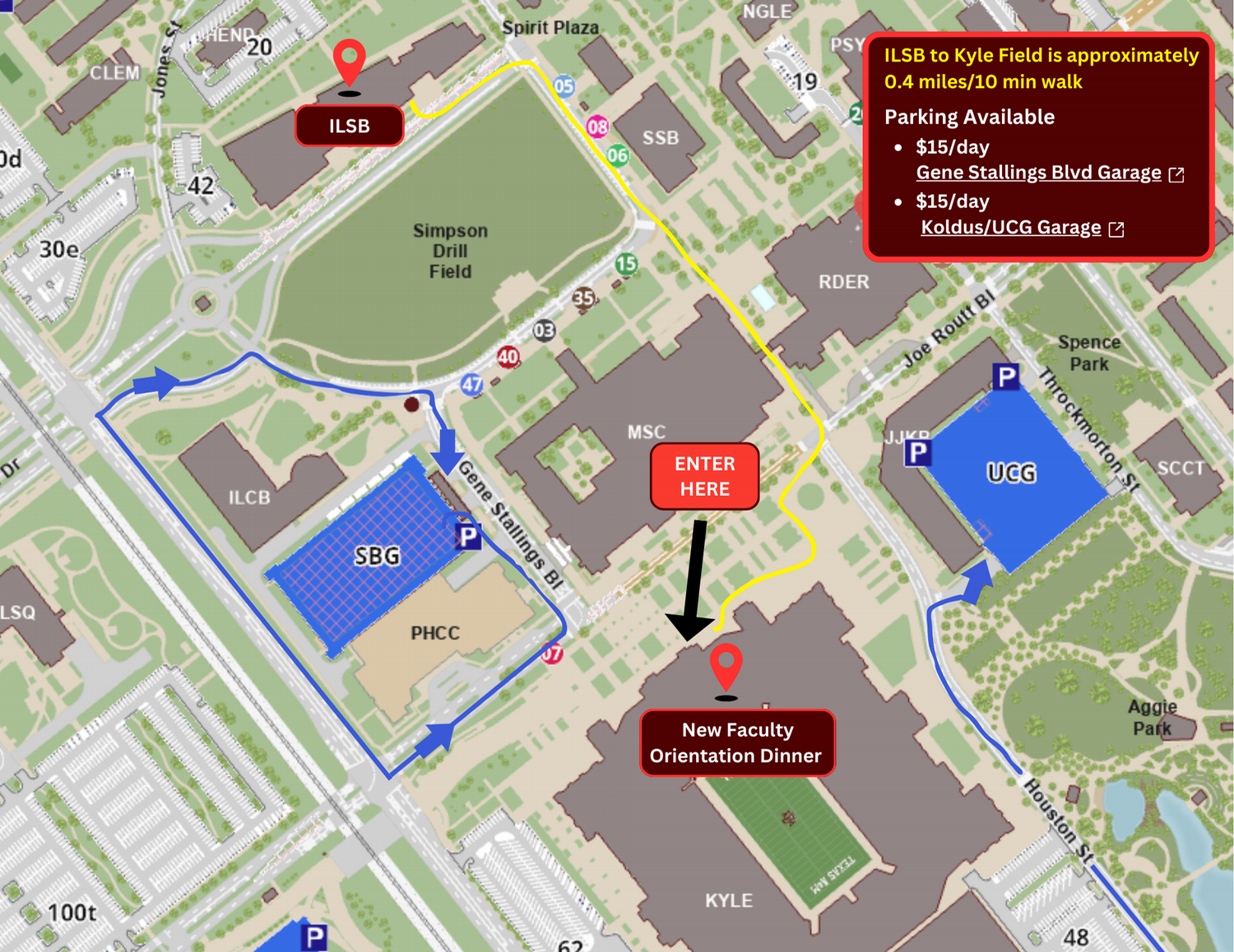 2024 NFO Dinner Map